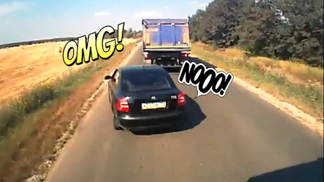 VIDEO: Aşa fac legea pe şosea tiriştii din Rusia!