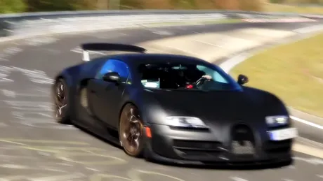 Bugatti Veyron, într-o ipostază... inedită, pe Nürburgring [VIDEO]