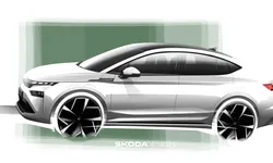 Primele schițe de design cu noua Skoda Enyaq facelift. SUV-ul primește influențe de design Modern Solid