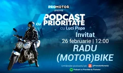 Ediția #33 „Podcast cu Prioritate” by ProMotor apare luni, 26 februarie. Invitat: Radu (Motor)Bike