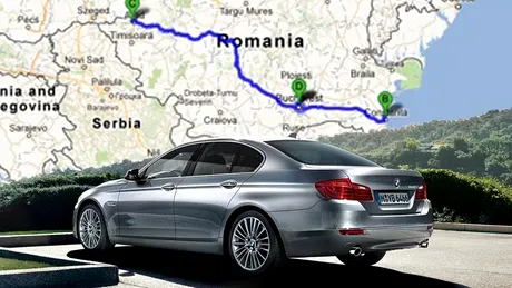 Doi români, un BMW 520d xDrive şi 1600 kilometri cu un singur plin de carburant