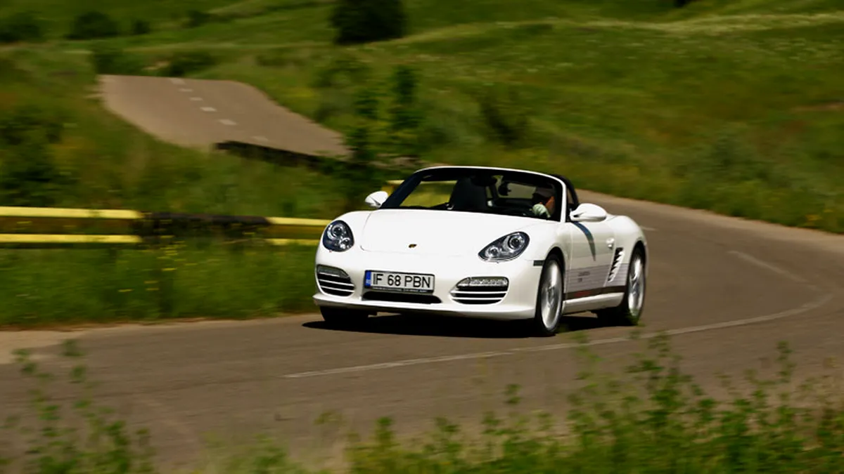 Porsche Boxster condus în România