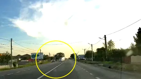Un șofer evită în ultima clipă un accident: ”Uite așa mori nevinovat pe E85” - VIDEO