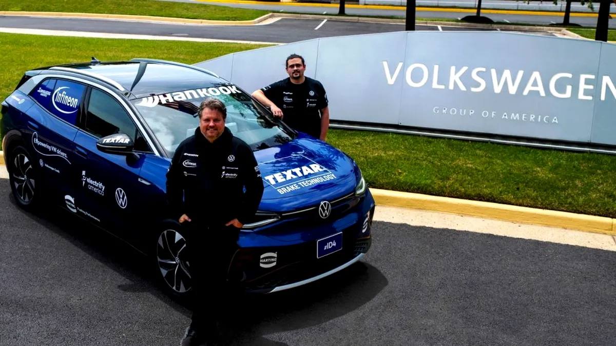 Volkswagen ID.4, record mondial: cea mai lungă călătorie cu o electrică