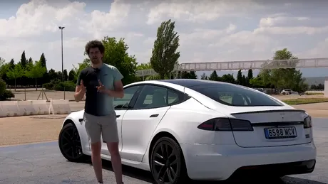 Tesla Model S Plaid a trecut cu brio de testul elanului. Sedanul electric american depășește Porsche Taycan - VIDEO