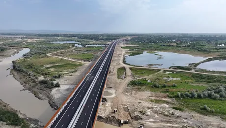 Autostrada Moldovei: Se deschide circulația pe podul peste râul Buzău. Cum arată lucrarea de artă și cât a costat