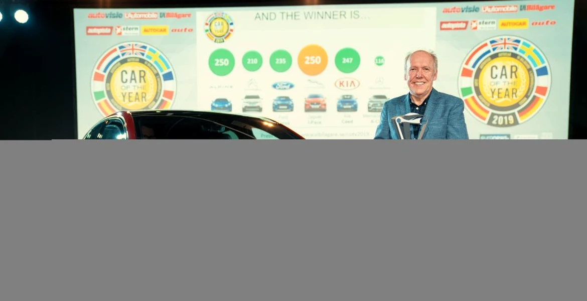 Jaguar I-PACE a fost desemnată Maşina Anului la European Car of the Year Awards 2019