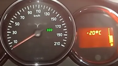 Cât de repede pornește un motor de Dacia Sandero 0.9 TCe la -20 de grade Celsius - VIDEO