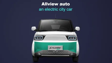 Allview pregătește lansarea unei mașini electrice de oraș. Ce specificații oferă noul model