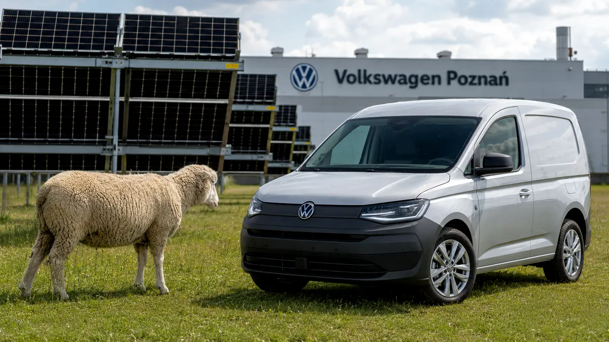 Asta da reorganizare: VW și-a „concediat” mașinile de tuns iarba și a „angajat” 100 de oi!