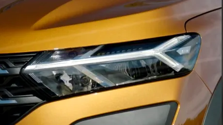 Un nou teaser - Cum arată farurile și stopurile viitoarei Dacia Sandero?