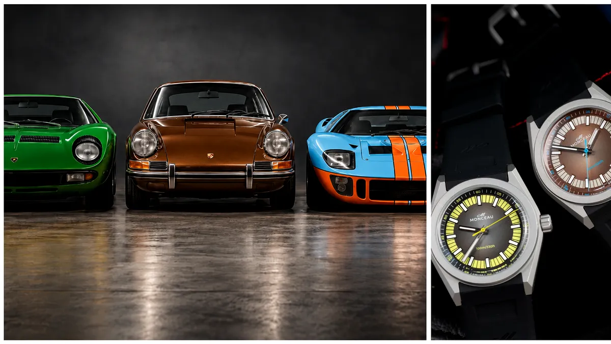 Ceas elvețian inspirat de Lamborghini Miura, Porsche 911 și Ford GT40. Readuce în prim-plan culorile anilor `60 și `70