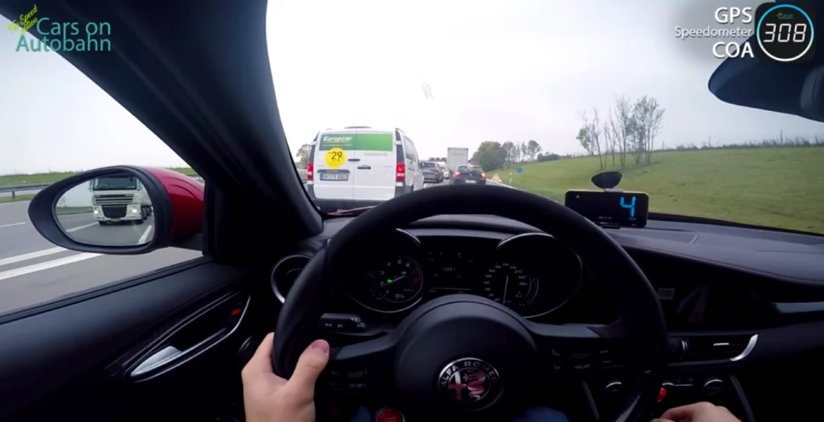 Minutul 5:25  – Alfa face ravagii pe Autobahn (VIDEO)