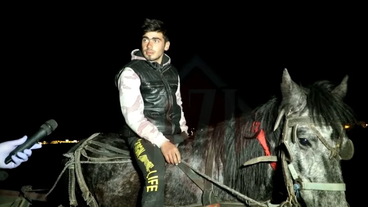 Povestea tânărului prins călare la Iași, venit cu mâncare la soție la maternitate