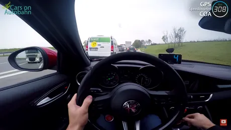 Minutul 5:25  - Alfa face ravagii pe Autobahn (VIDEO)