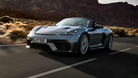 Noul Porsche 718 electric și-a dat jos cea mai mare parte a camuflajului. Detaliile pe care viitorul EV Porsche le prezintă pe Nürburgring