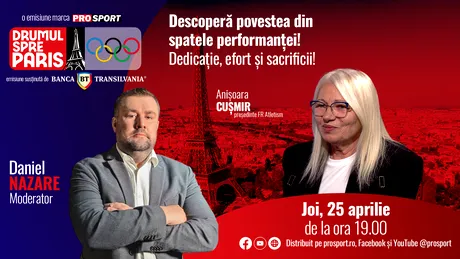 Anișoara Cușmir, campioană olimpică la săritura în lungime acum 4 decenii, vine la „Drumul spre Paris” la ProSport