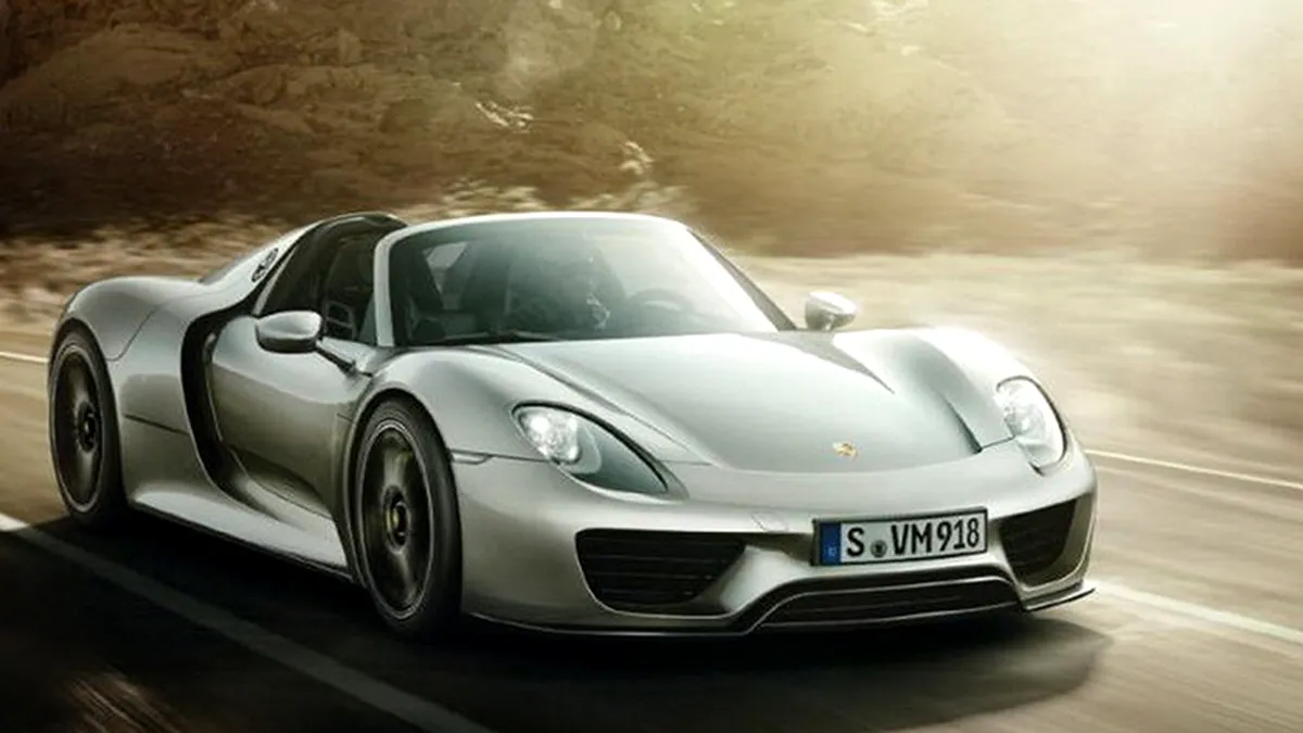 Porsche 918 Spyder – aşa arată versiunea de serie a supercarului hibrid german