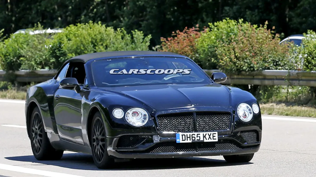  Primele imagini cu Bentley Continental GTC decapotabil. Britanicul este ”pe drumul cel bun” | FOTO SPION