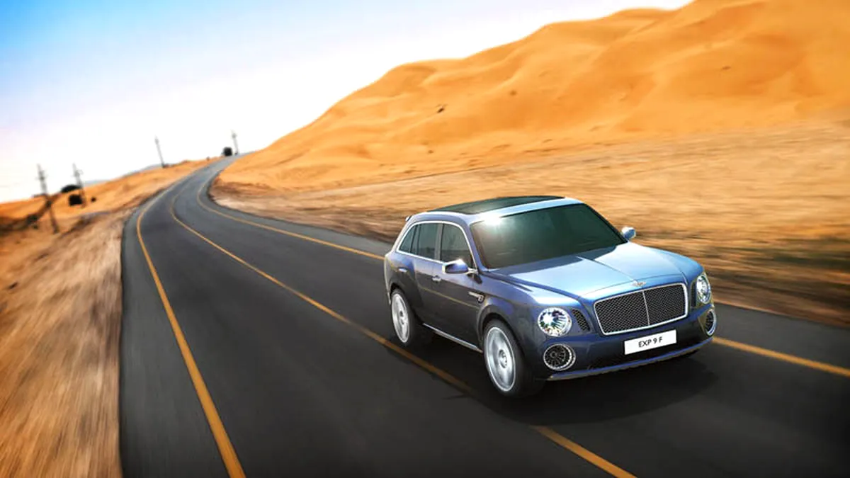 SUV de lux: Bentley EXP 9 F Concept la Geneva 2012