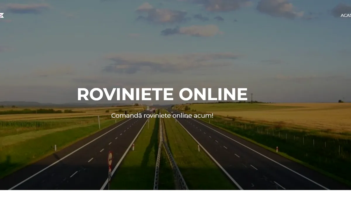 Atenție, șoferi! Există site-uri false care vând roviniete. Ce trebuie să știți
