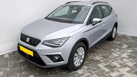 Seat Arona este SUV-ul ideal pentru o familie urbană. BT Leasing vinde un exemplar cu puțini kilometri