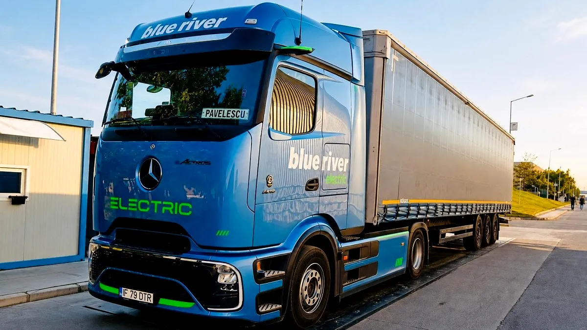 Test real cu Mercedes-Benz eActros 600: 15 tone de marfă și 17 încărcări pe 6.650 km