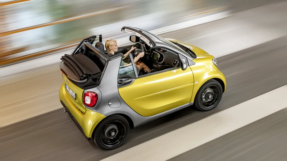 Noul Smart ForTwo Cabrio (2015), dezvăluit