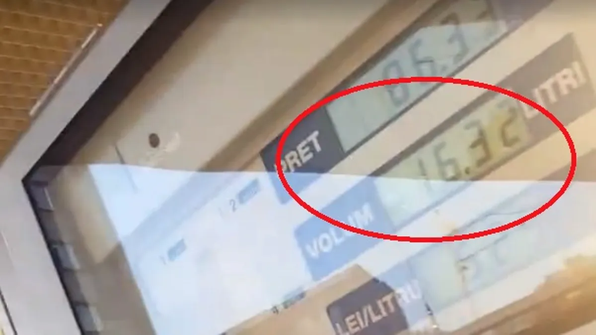 Pompa de benzină din România care încasează, deşi nu pune combustibil - VIDEO