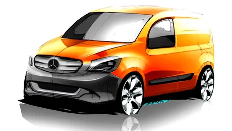 Mercedes-Benz Citan, primele schiţe oficiale