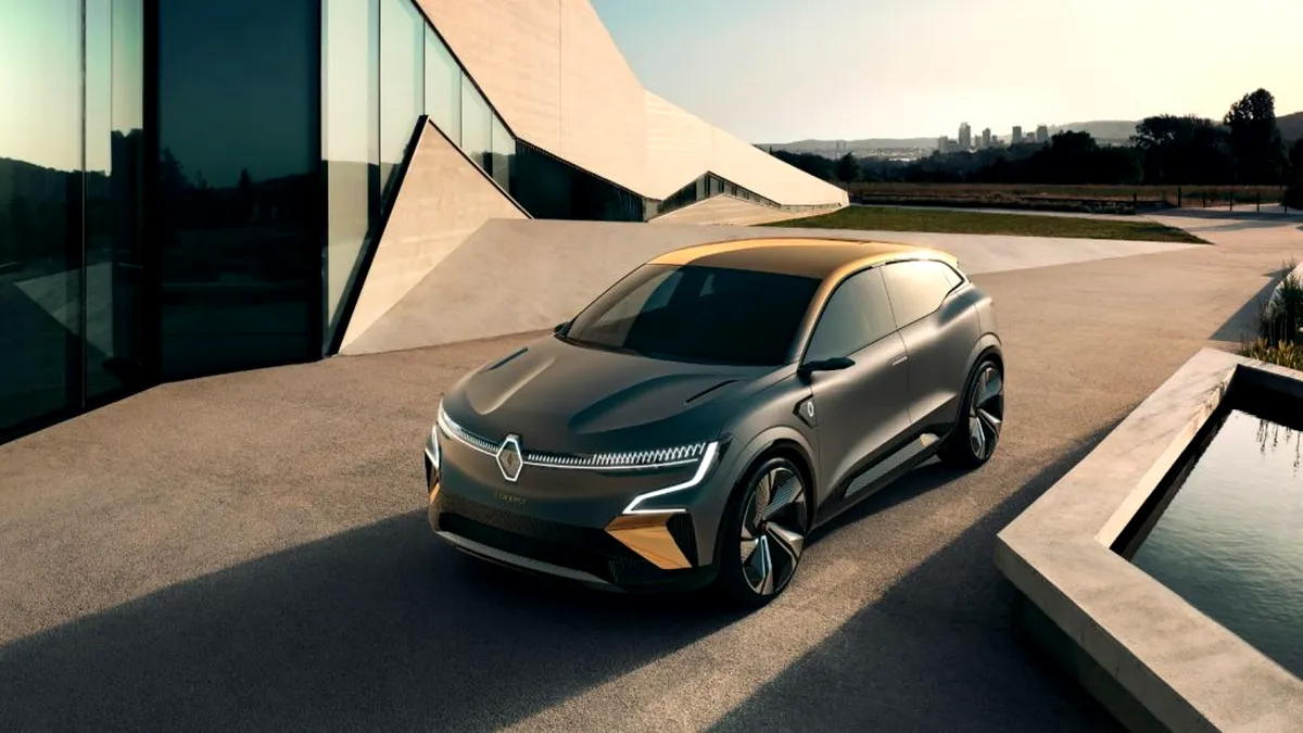 Renault prezintă Megane eVision, conceptul care anticipează un viitor model de serie