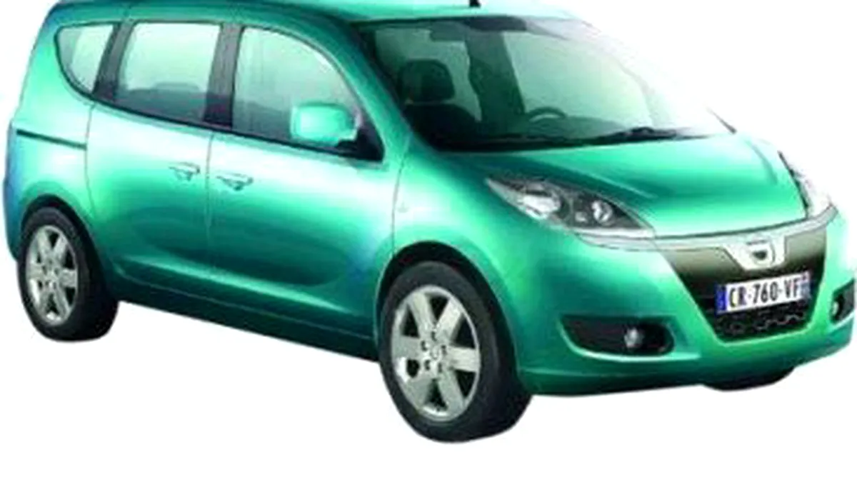 În mai puţin de un an apare Dacia monovolum