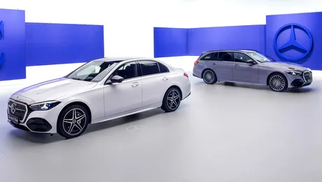 <span class='prepend'>Foto |</span> Mercedes-Benz Clasa C capătă un facelift, aliniat cu versiunea sa electrică. Cum arată rivalul pentru BMW Seria 3?