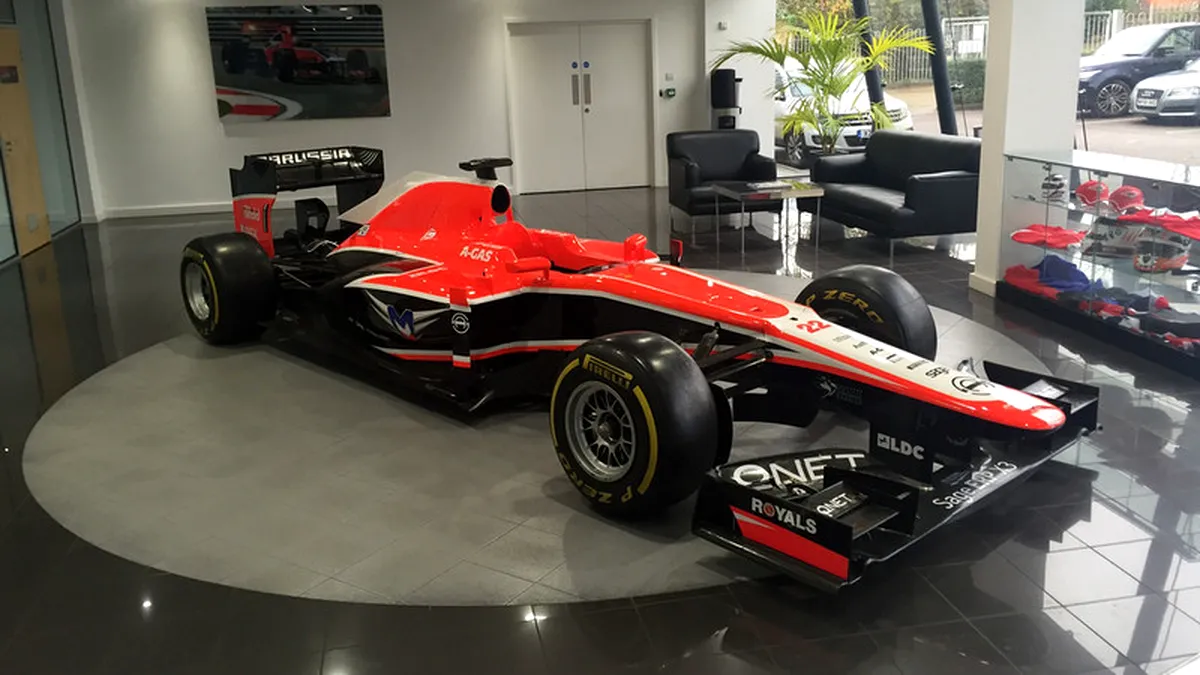 Ce poţi cumpăra de la Marussia, echipa de Formula 1 falimentară