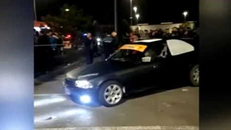 Bucureşti: şofer care făcea drifturi, oprit cu focuri de armă