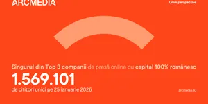 ARCMEDIA conduce detașat clasamentul grupurilor de presă la nivel national începând cu luna decembrie și este liderul absolut al internetului din România cu peste 8.7 miliarde de vizualizări pe rețelele sociale în 2025