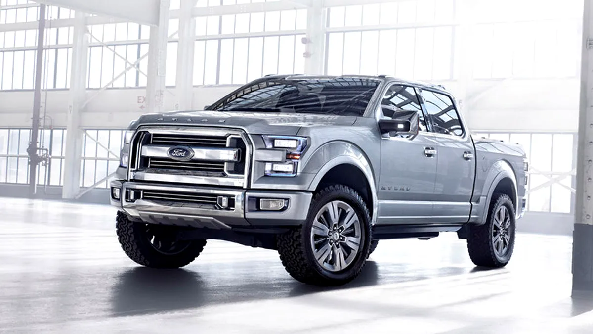 Conceptul Ford Atlas propune designul viitorului Ford F-150