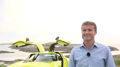 David Coulthard testează Mercedes SLS AMG E-Cell