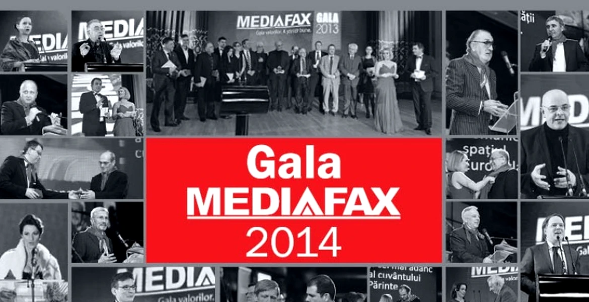 Agenţia de presă Mediafax premiază valorile anului la „Gala Mediafax 2014 – Gala valorilor”