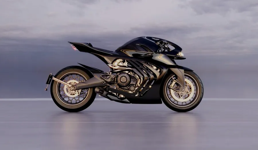 Prima motocicleta fabricata de Aston Martin care poate fi condusa pe strada