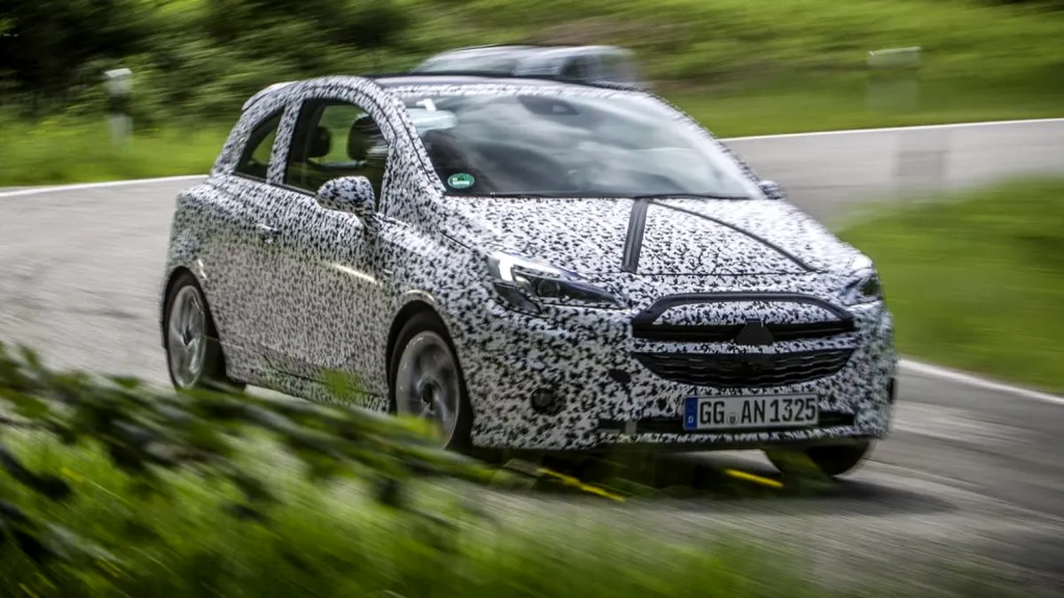 Noul Opel Corsa, dezvăluit...sub camuflaj. VIDEO