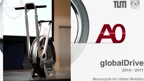 Audi A0 Concept, propunere în stil Segway