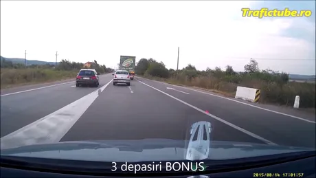 Cum arată criminalii la volan. Şi alte întâmplări din traficul românesc. VIDEO
