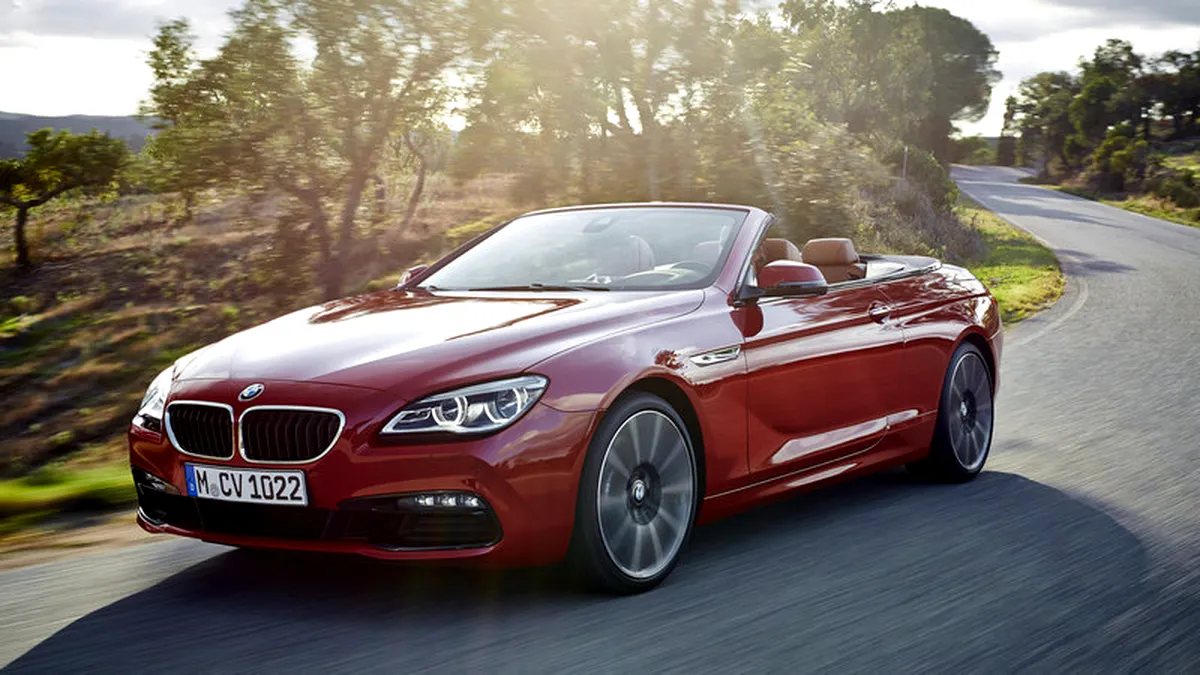BMW Seria 6 şi M6 facelift: imagini şi informaţii oficiale