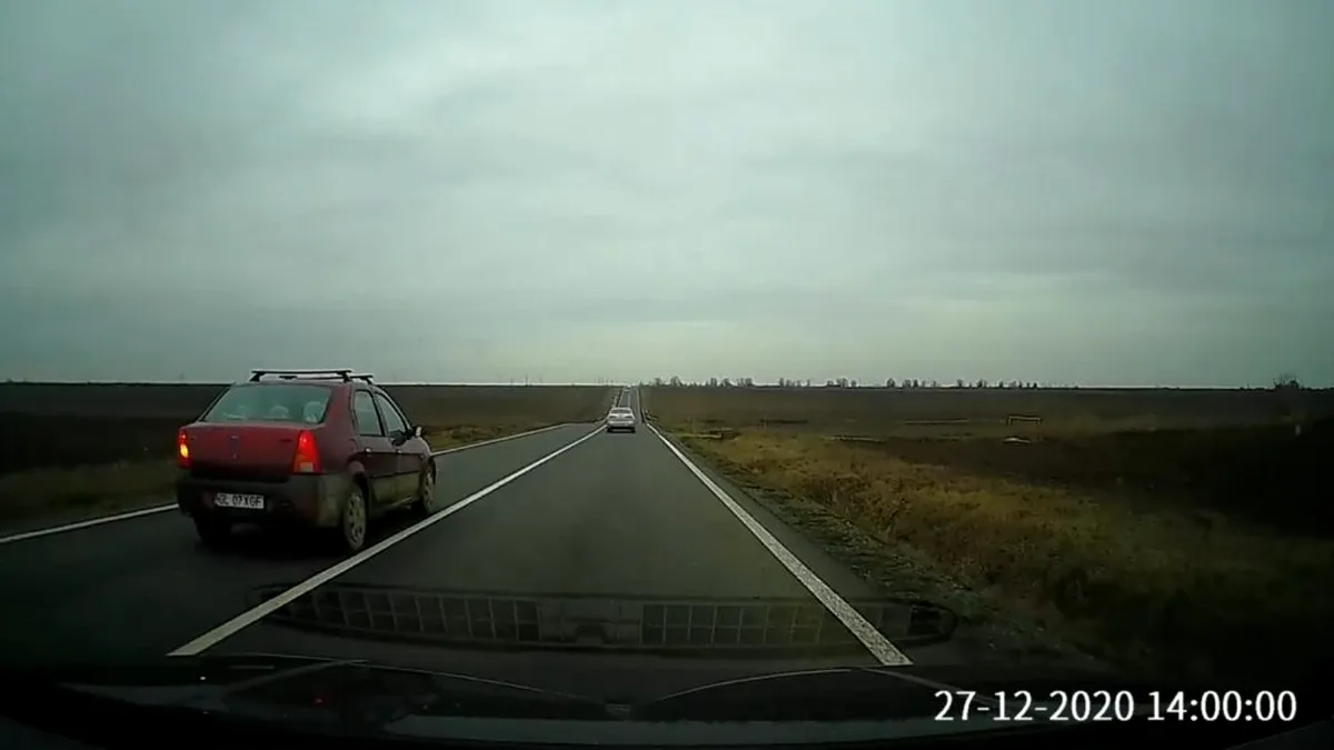 Pedeapsa primită de un șofer care a fost filmat depășind pe linie continuă în județul Galați