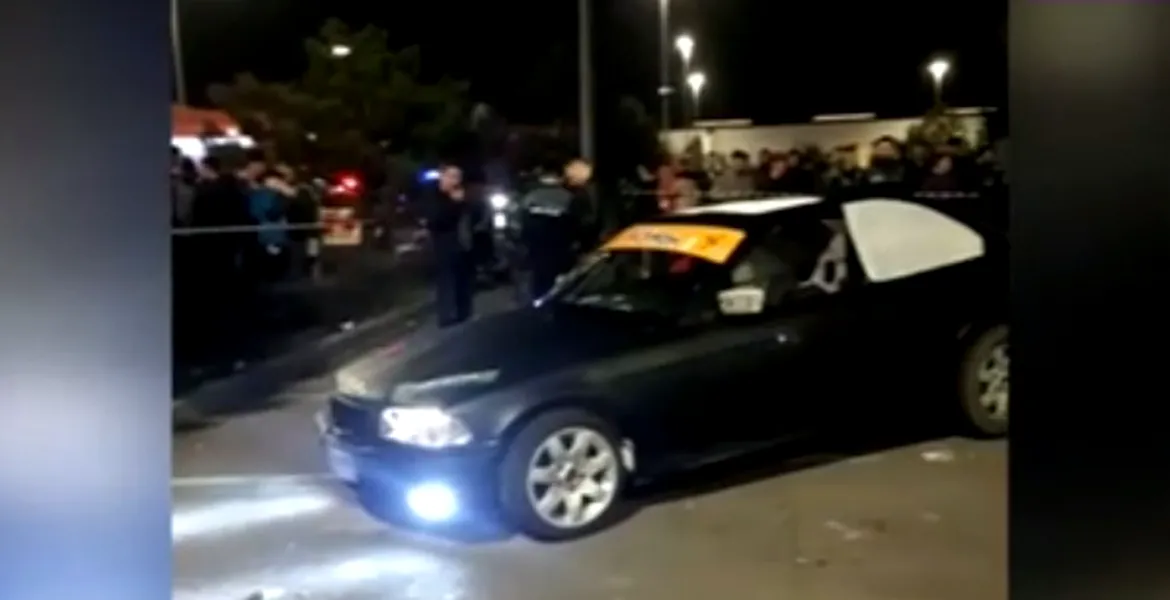 Bucureşti: şofer care făcea drifturi, oprit cu focuri de armă