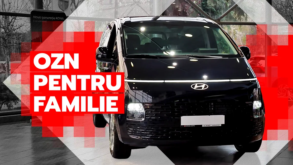 Hyundai Staria - Monovolum cu aspect futurist, mai versatil decât orice SUV