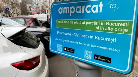 Amenda pentru neplata locului de parcare se aplică din 1 iulie. Aplicația cu care bucureștenii pot scăpa de amenzi