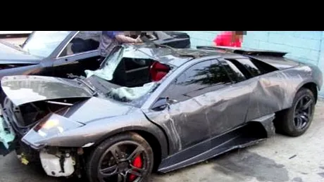 Lamborghini Murcielago - accident înainte de livrare!