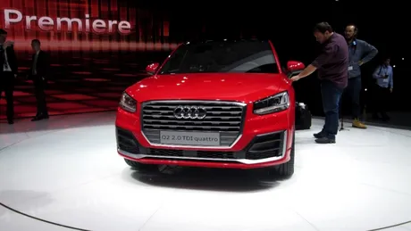 Audi Q2,  cel mai tânăr membru al familiei Audi, a fost lansat la Geneva. GALERIE FOTO